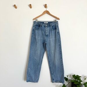 DOGMA Blue Denim Relaxed Fit Straight Leg Baggy Jeans Size 13